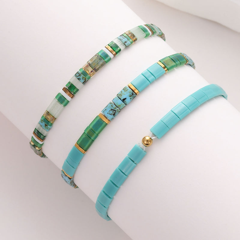 Set Esmeralda - Pulseiras de Pérolas