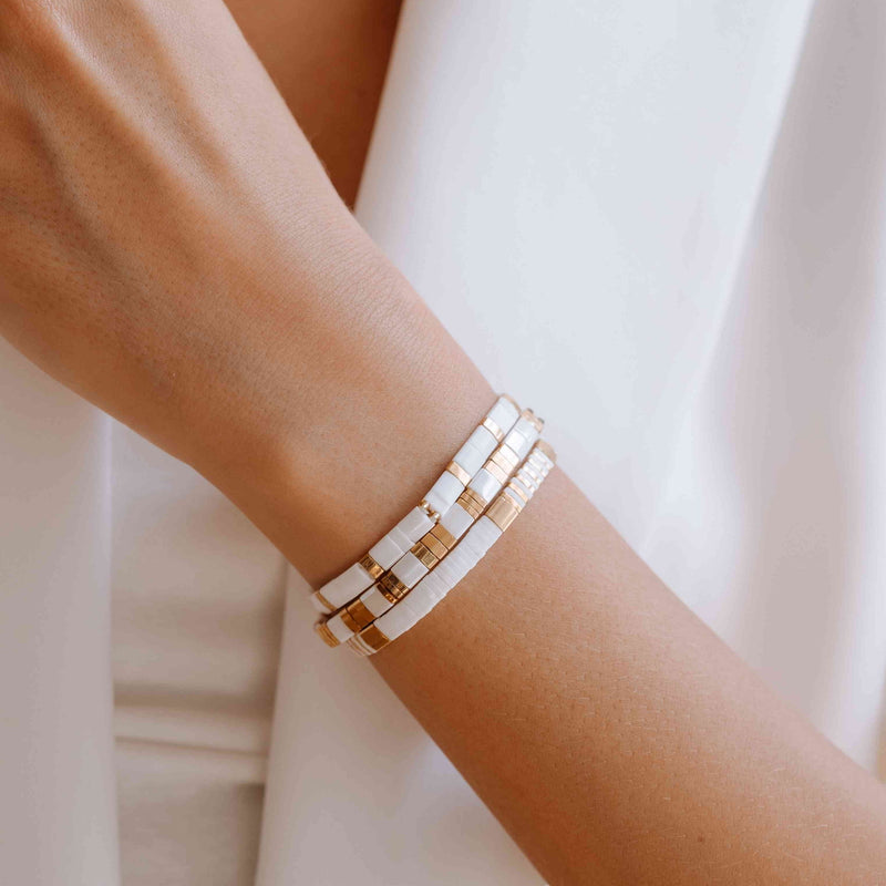 Ensemble Neige (Parure Gotha et boucles d&