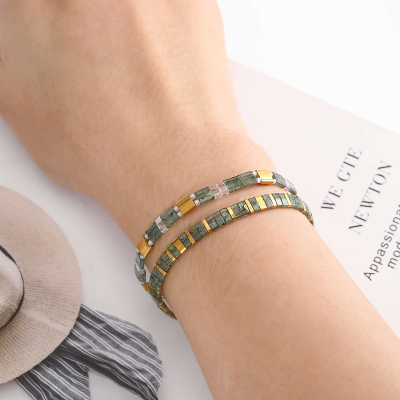 Parure Elna - Bracelet de perles