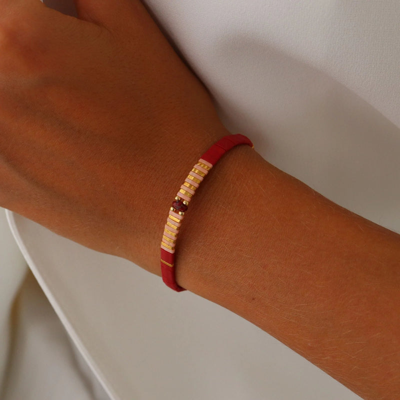 Capucine - Bracelet de perles