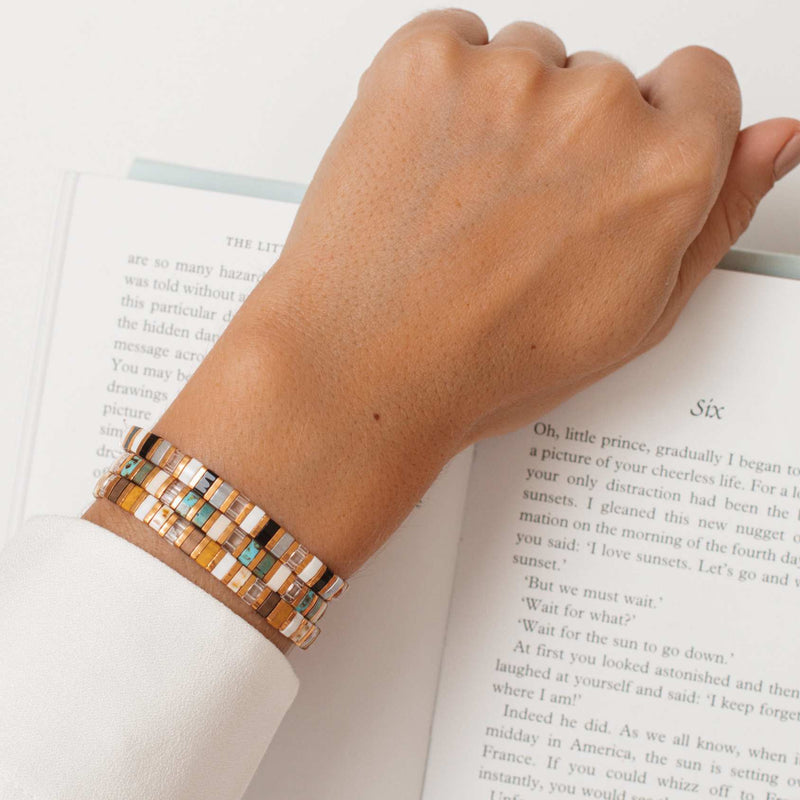 Parure Liana - Bracelets de perles