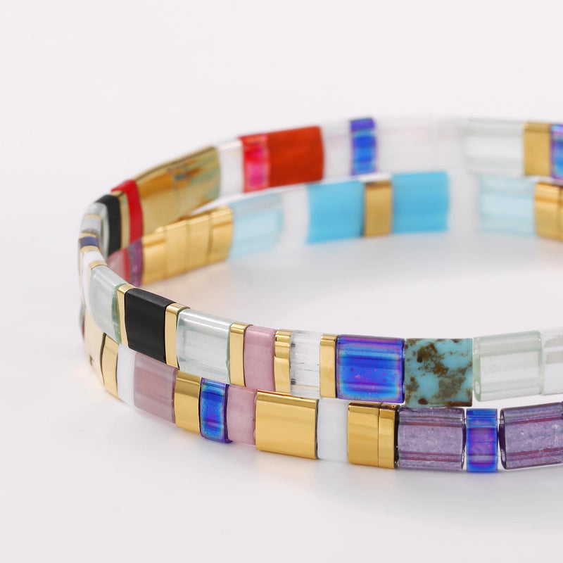 Gia Set - Beaded bracelets