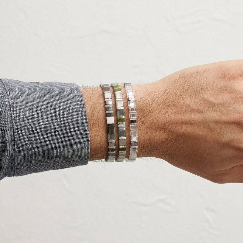 Parure Celine - vue détaillée des perles Miyuki japonaises