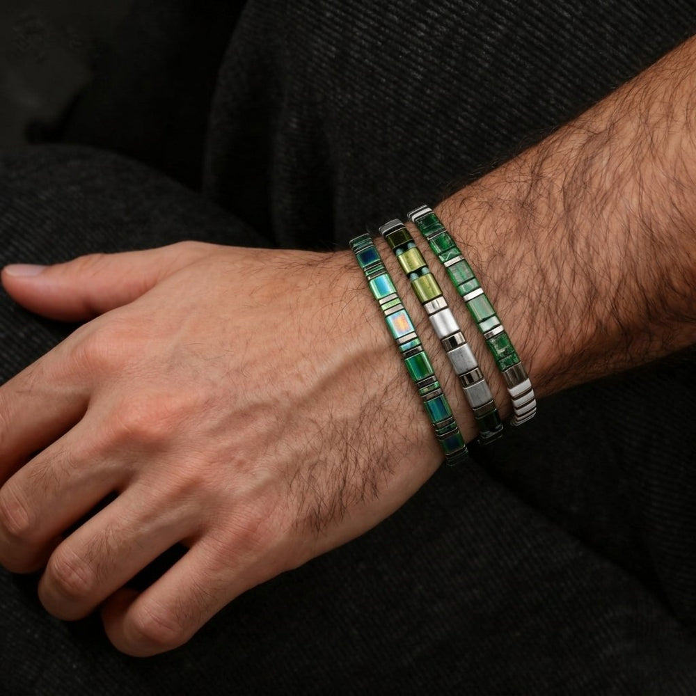 Parure Alenia - vue détaillée des perles Miyuki japonaises