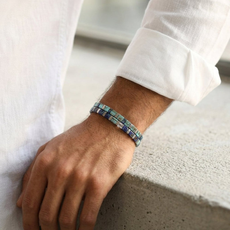 Parure Nerina - vue détaillée des perles Miyuki japonaises