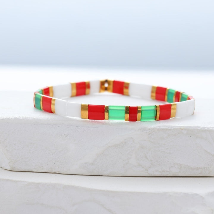 Set Navidad - Pulseras piedras