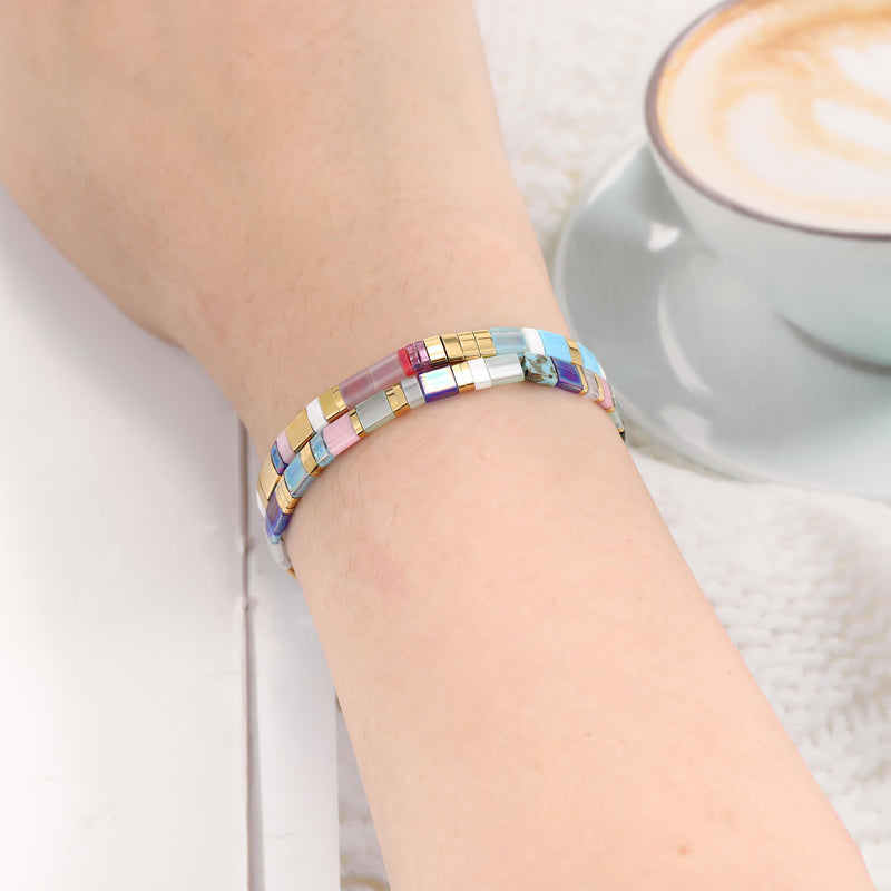 Gia Set - Beaded bracelets