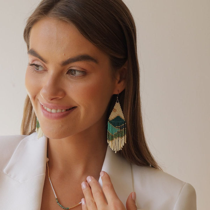 Ensemble Eden (boucles d'oreilles Olecia, collier et parure Eden)