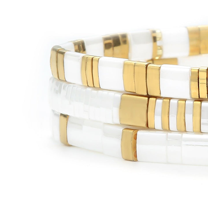 Ensemble Neige (Parure Gotha et boucles d'oreilles Lila)