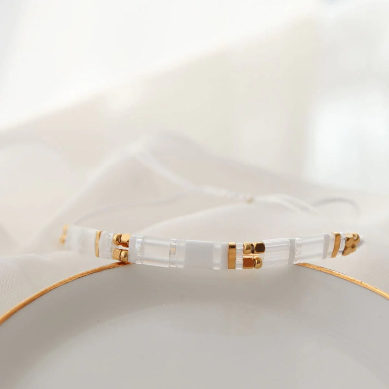 Parure Lily - Bracelet de perles