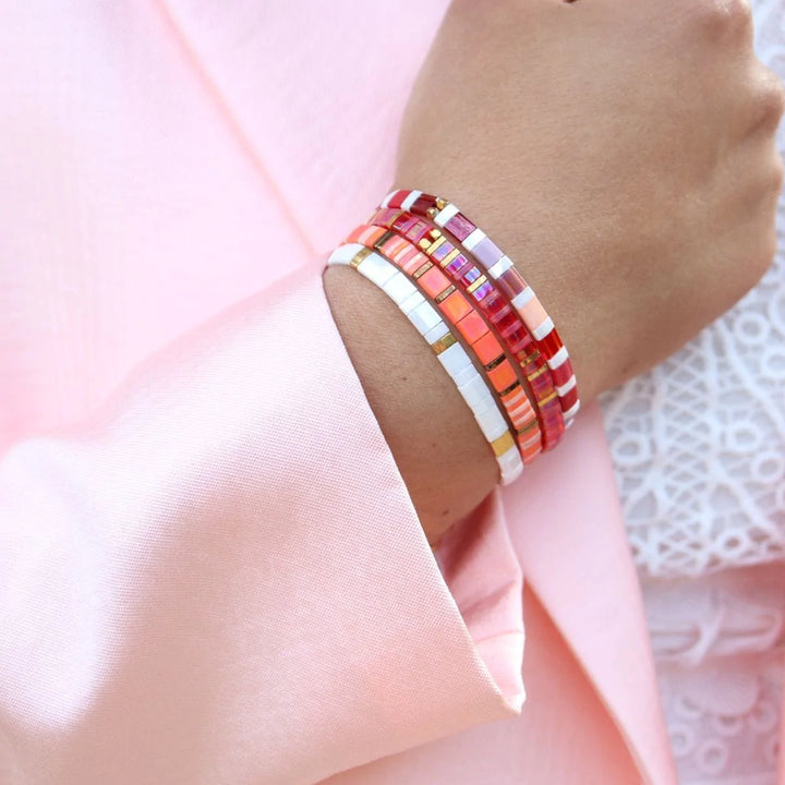 Cerise - Bracelet de perles