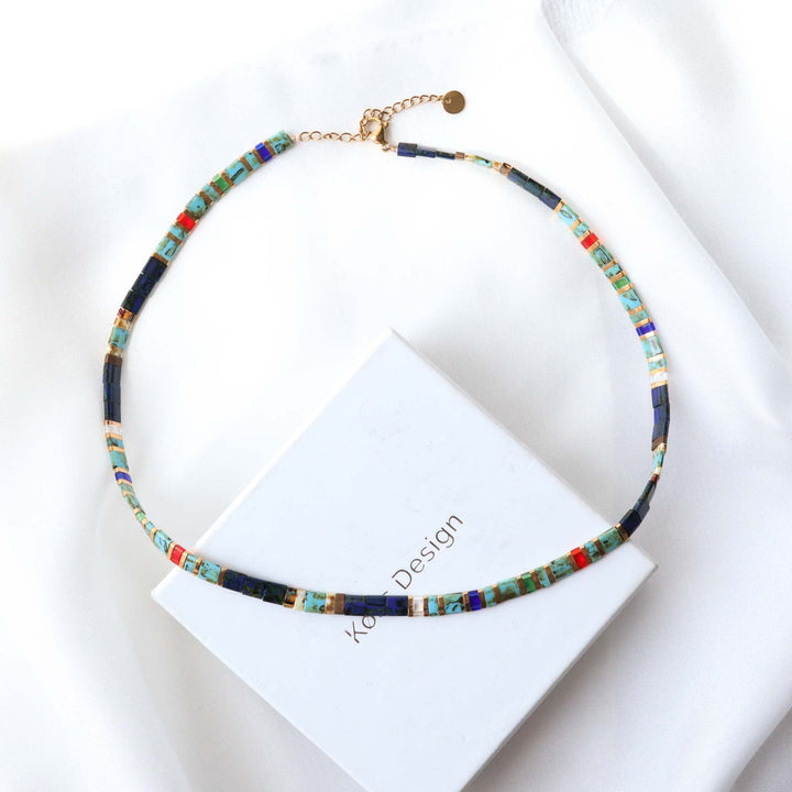 Ensemble Lou (Boucles d'oreilles, collier et parure)