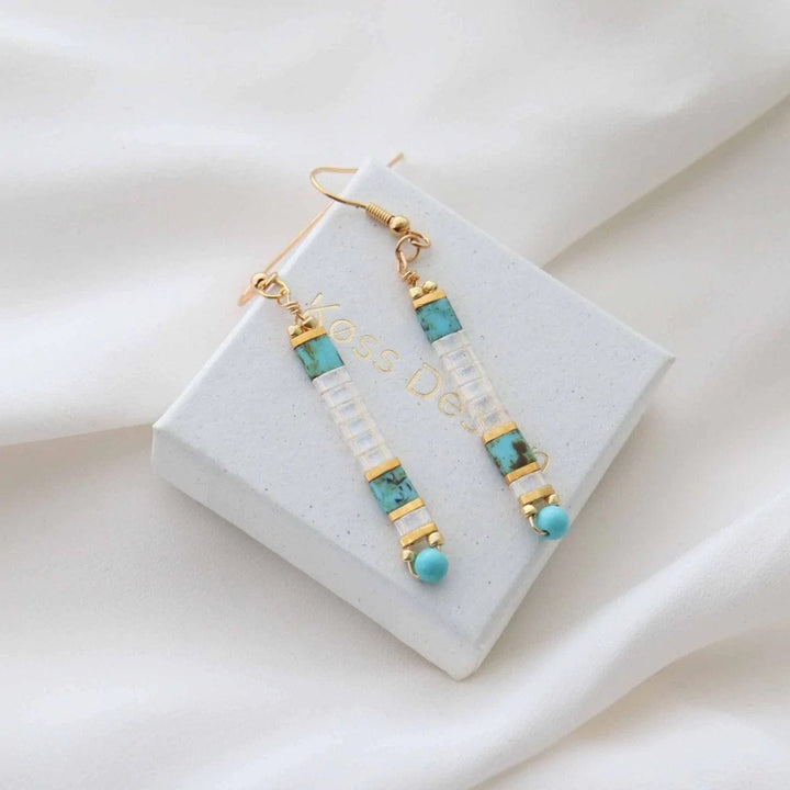 Ensemble Lou (Boucles d'oreilles, collier et parure)