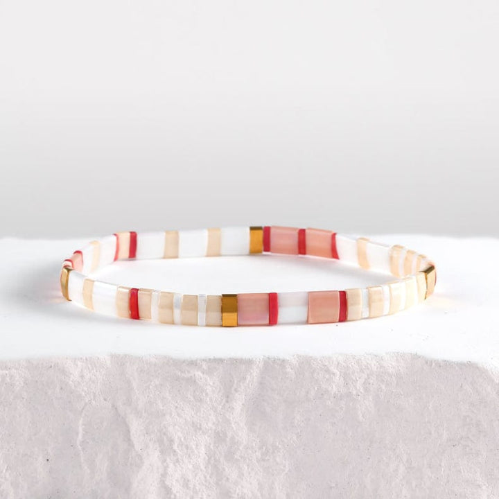 Fleur - Bracelet de perles - bracelets perles plates fait main en perles Miyuki par Køss Design