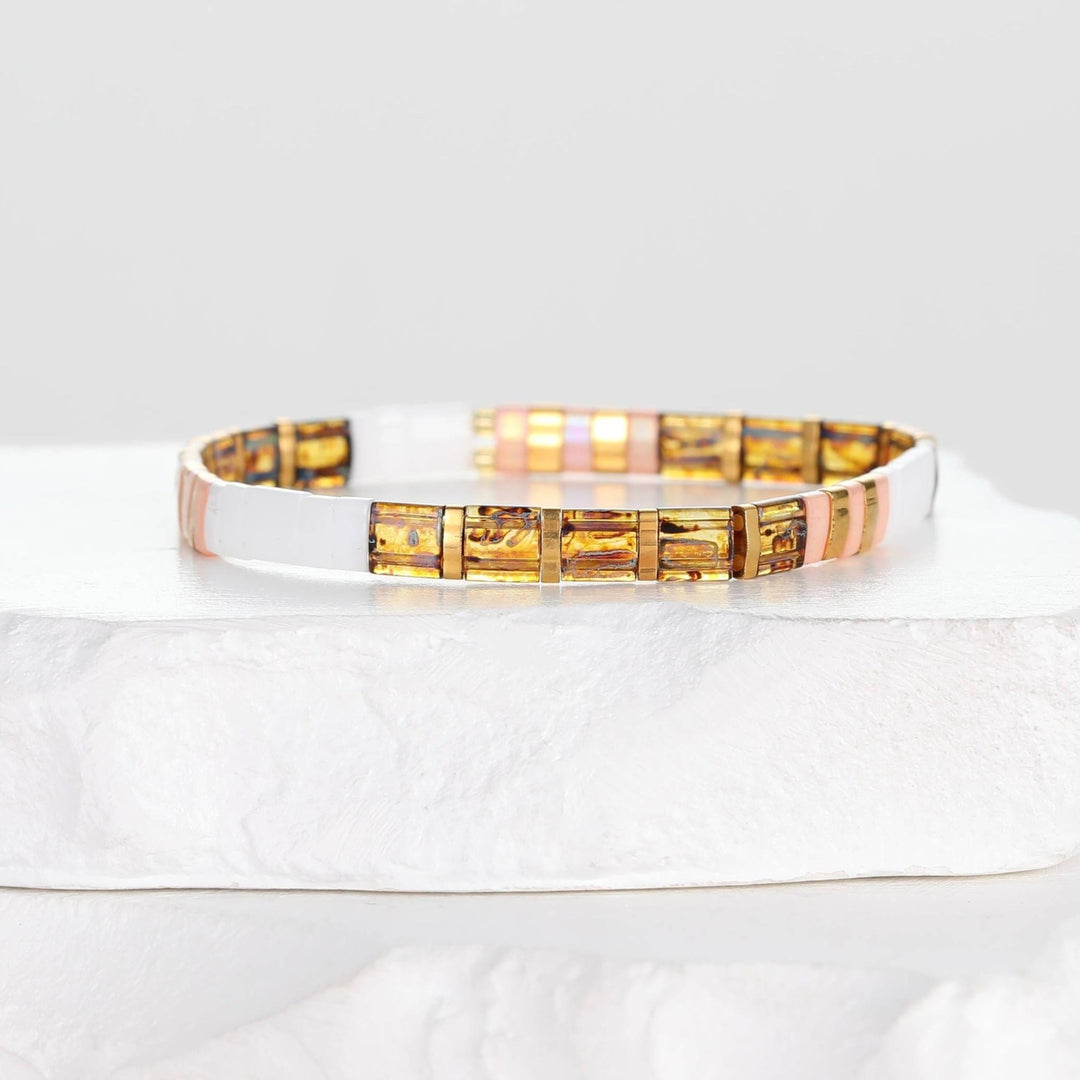 Louise - Bracelet de perles - bracelet de perles colorées fait main en perles Miyuki par Køss Design