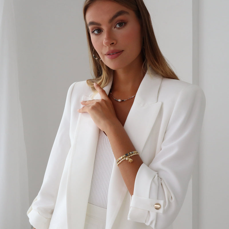 Parure Abby - Bracelet de perles