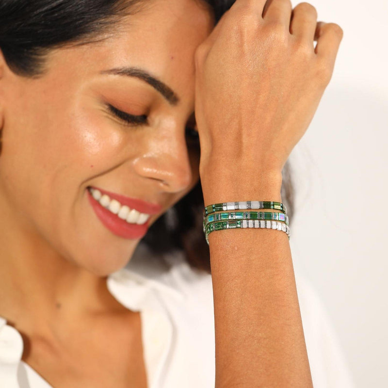 Parure Alenia - Bracelets de Perles