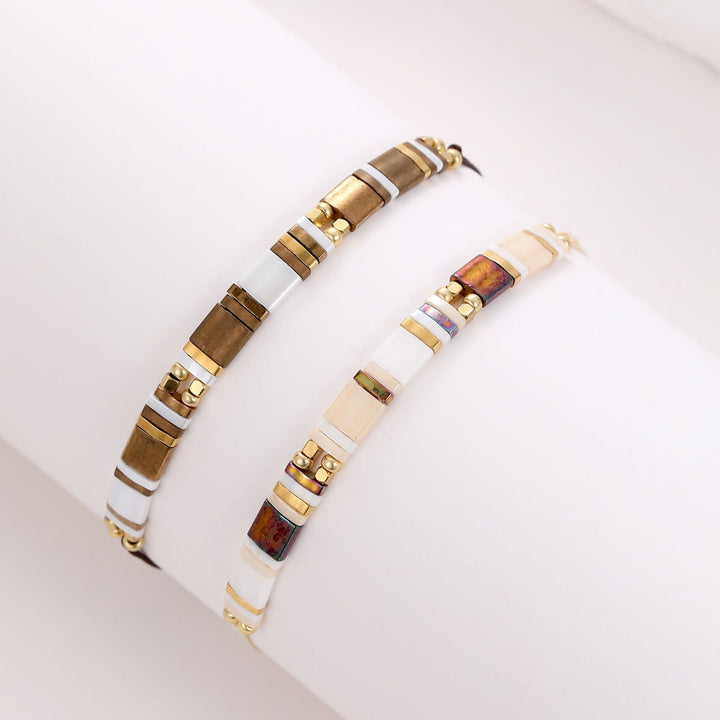 Parure Angèle - Bracelet de perles