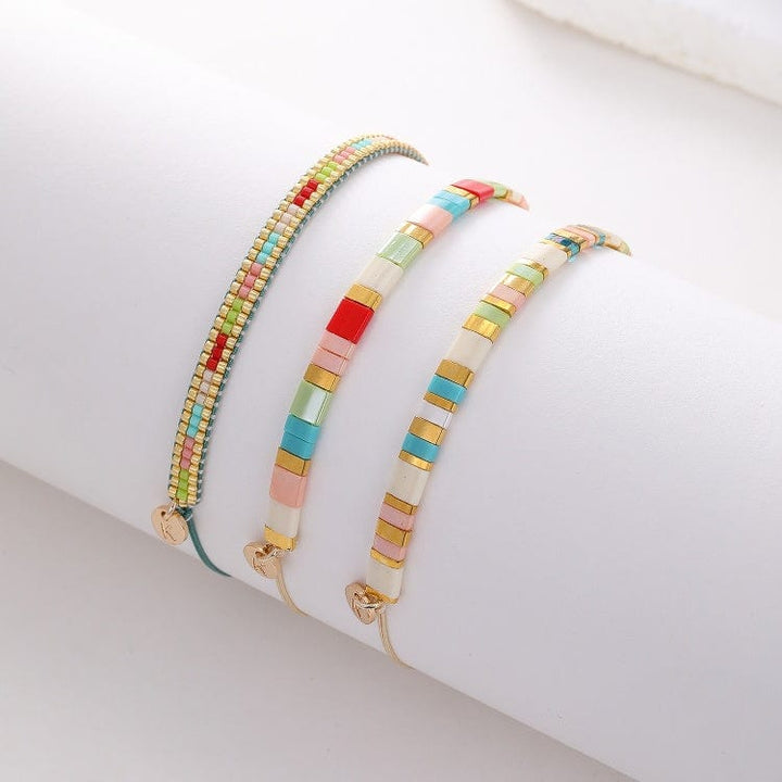 Parure Catalina - Bracelets de perles