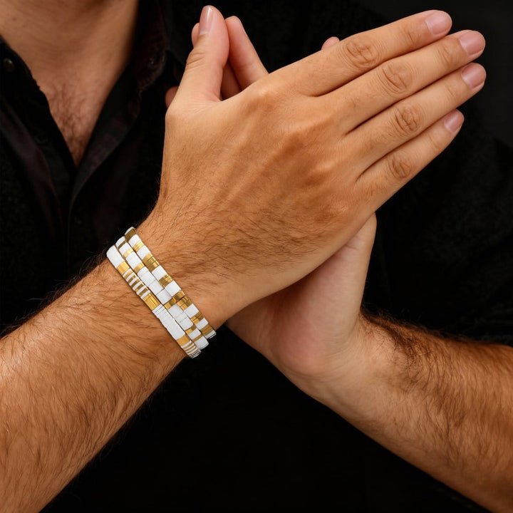 Parure Gotha - Bracelets de Perles (Pour Lui)