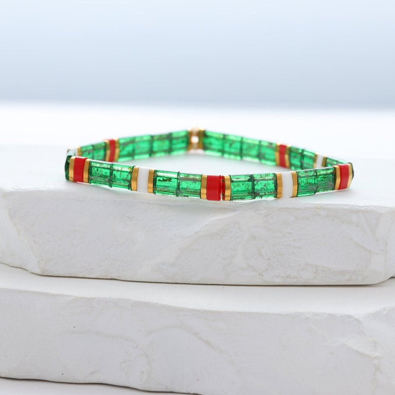 Set Navidad - Pulseras piedras