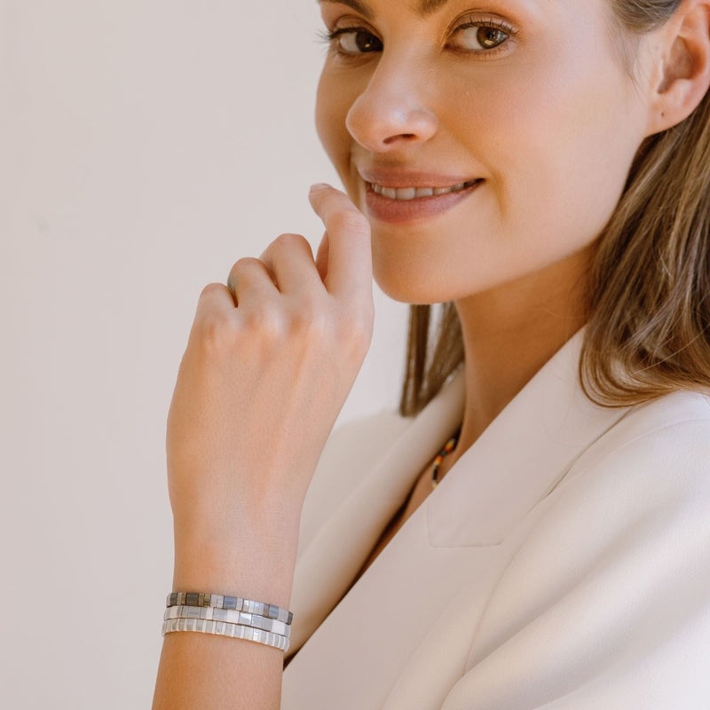 Parure Platine - finitions artisanales | Køss Design Paris