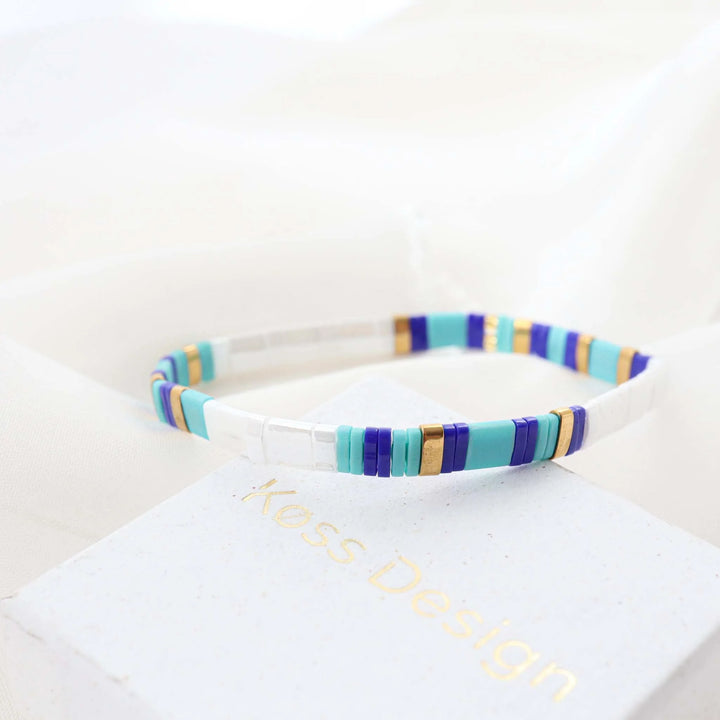 Sea - Bracelet de perles - bracelet de perles colorées fait main en perles Miyuki par Køss Design