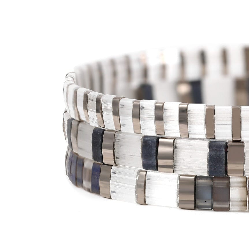 Parure Adela - vue détaillée des perles Miyuki japonaises