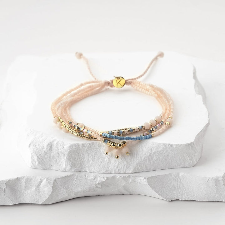 Parure Beryl - vue détaillée des perles Miyuki japonaises