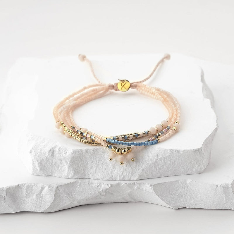 Parure Beryl - vue détaillée des perles Miyuki japonaises