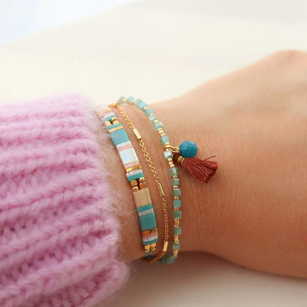 Parure Jade - Bracelets de perles