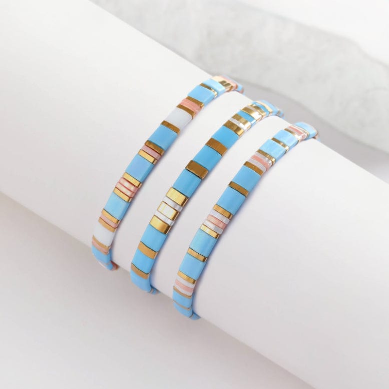 Parure Thalia - Bracelets de perles