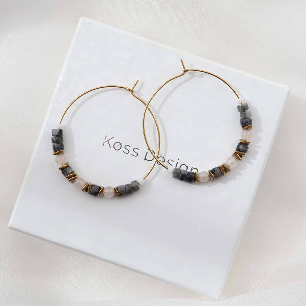 Flora - Boucles d'oreilles créoles