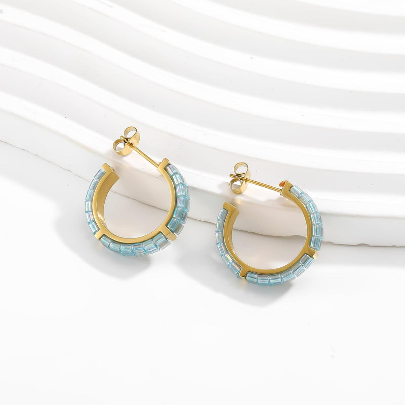 Marina - March Birthstone Earrings
