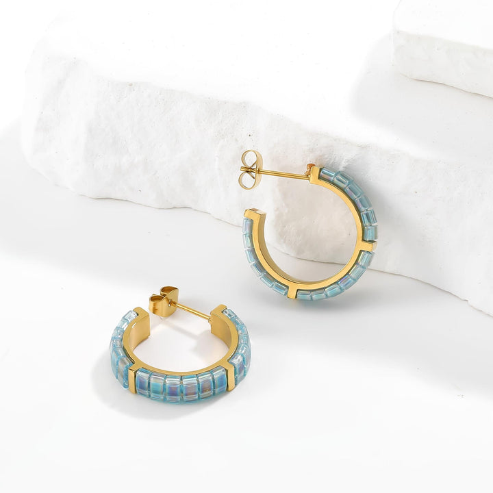 Marina - March Birthstone Earrings