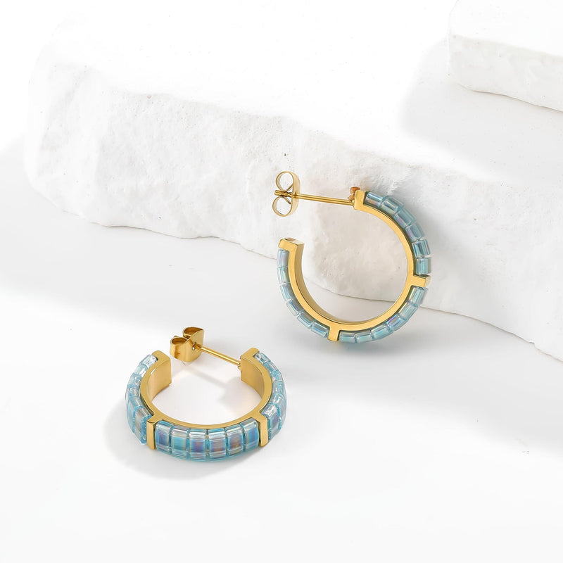 Marina - March Birthstone Earrings