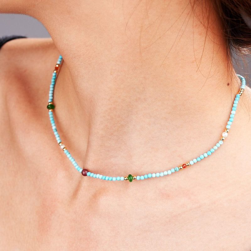 Calla - Collar de piedras