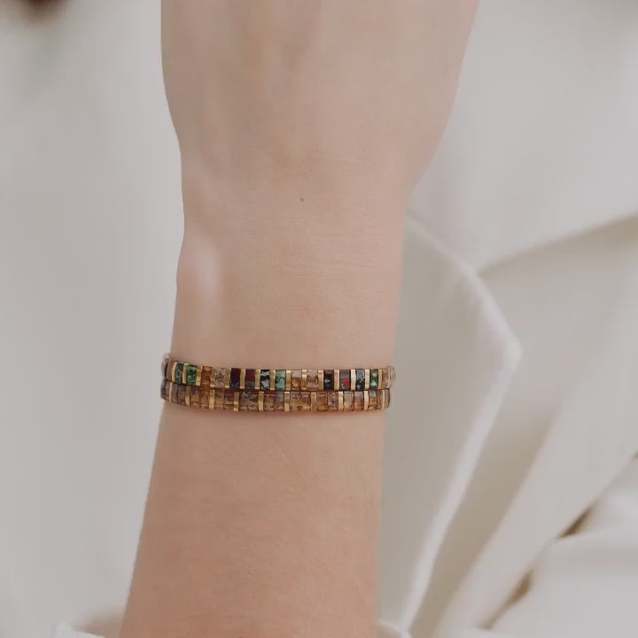 Parure Rona - Bracelets de perles