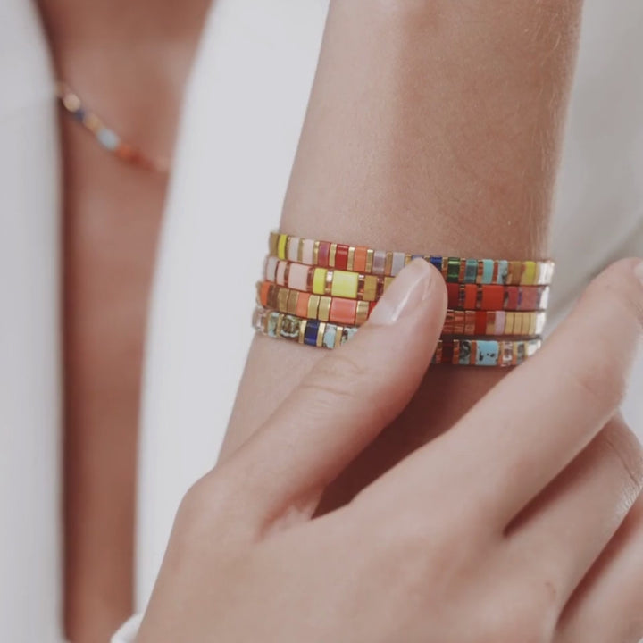 Conjunto Rainbow - Pulseras Miyuki