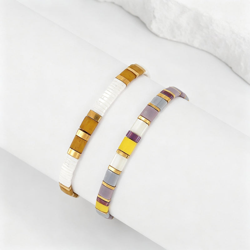Soleil Set - Beaded Bracelets