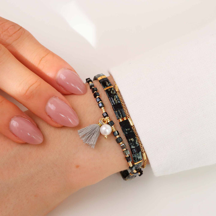 Conjunto Maya - Pulseiras Miyuki